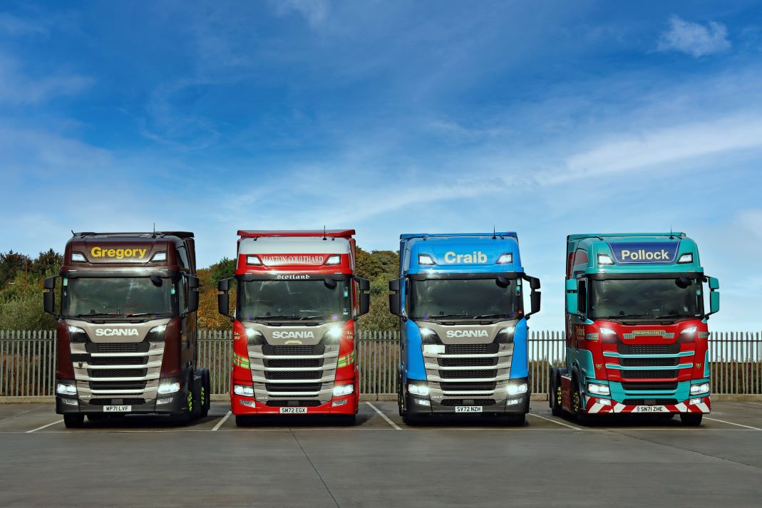 Trucks from all four Gregory Group brands.