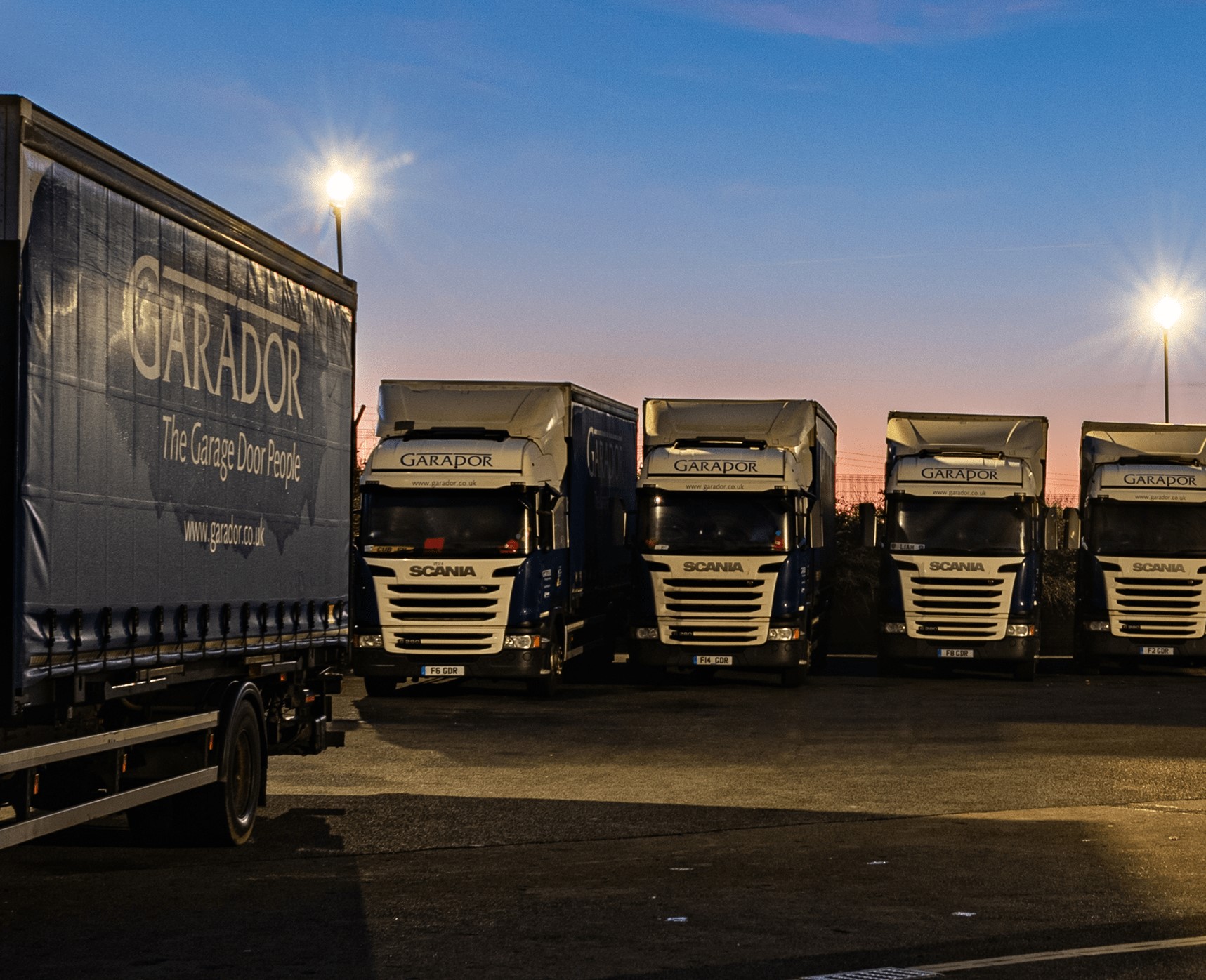 Garador lorries.