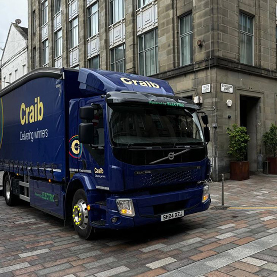 Craib pallet lorry powered by electric.