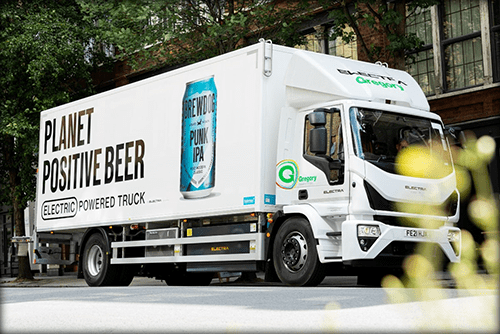 Gregory electric Brewdog lorry.