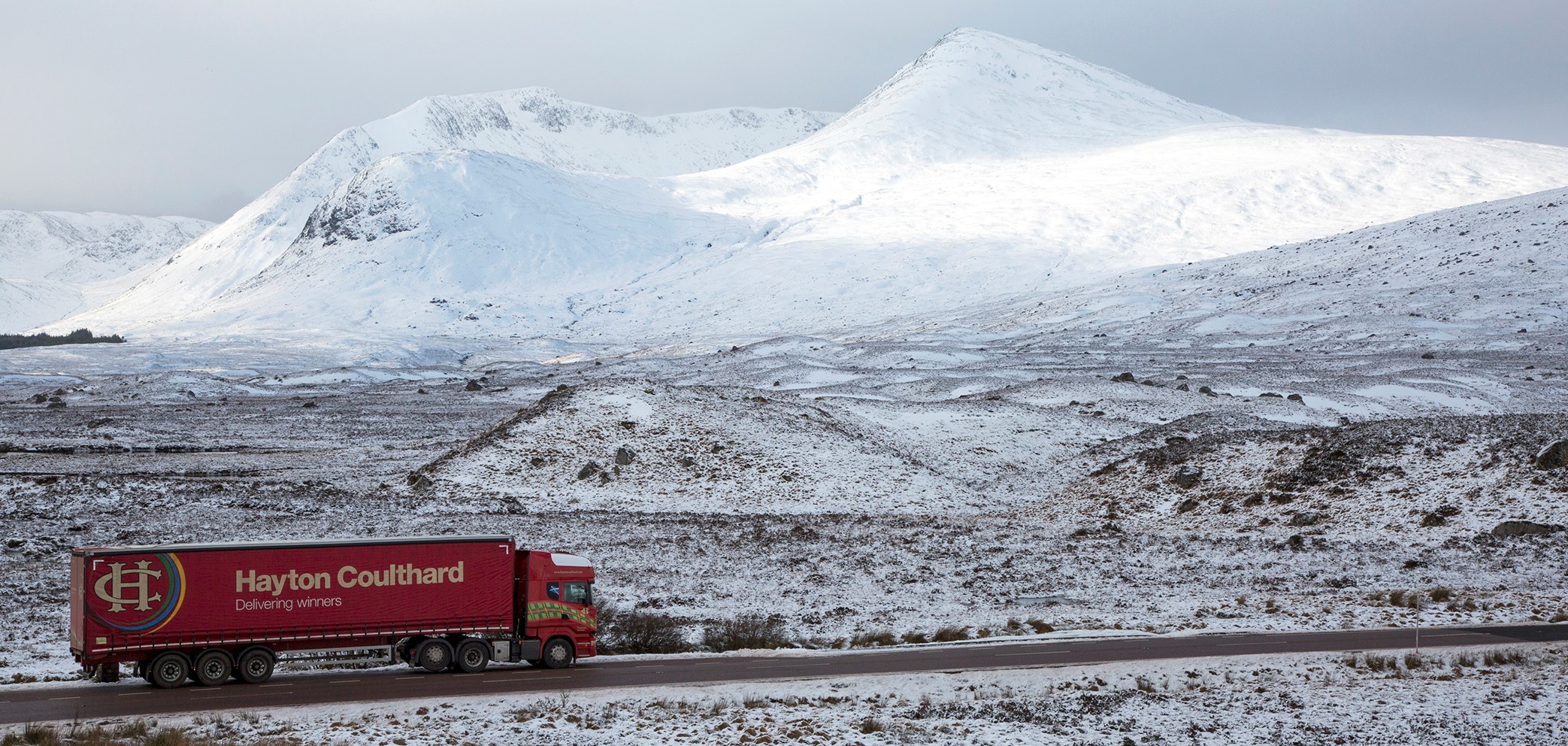 Hayton Coulthard snowy backdrop.