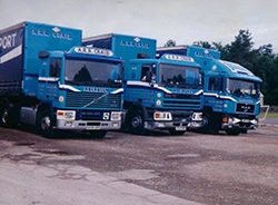 Three Craib trucks.