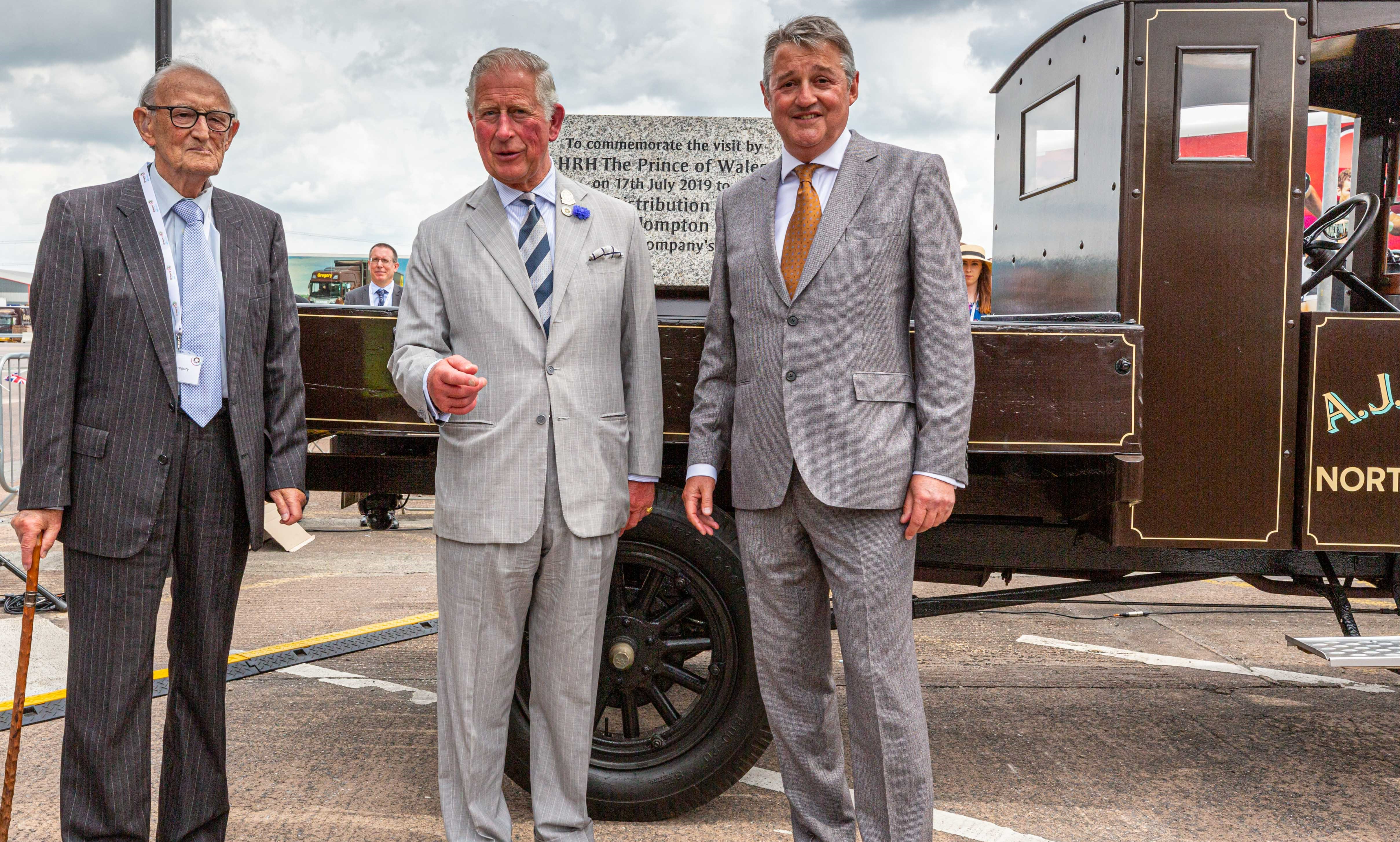 Gregory centenary celebration with Prince Charles.
