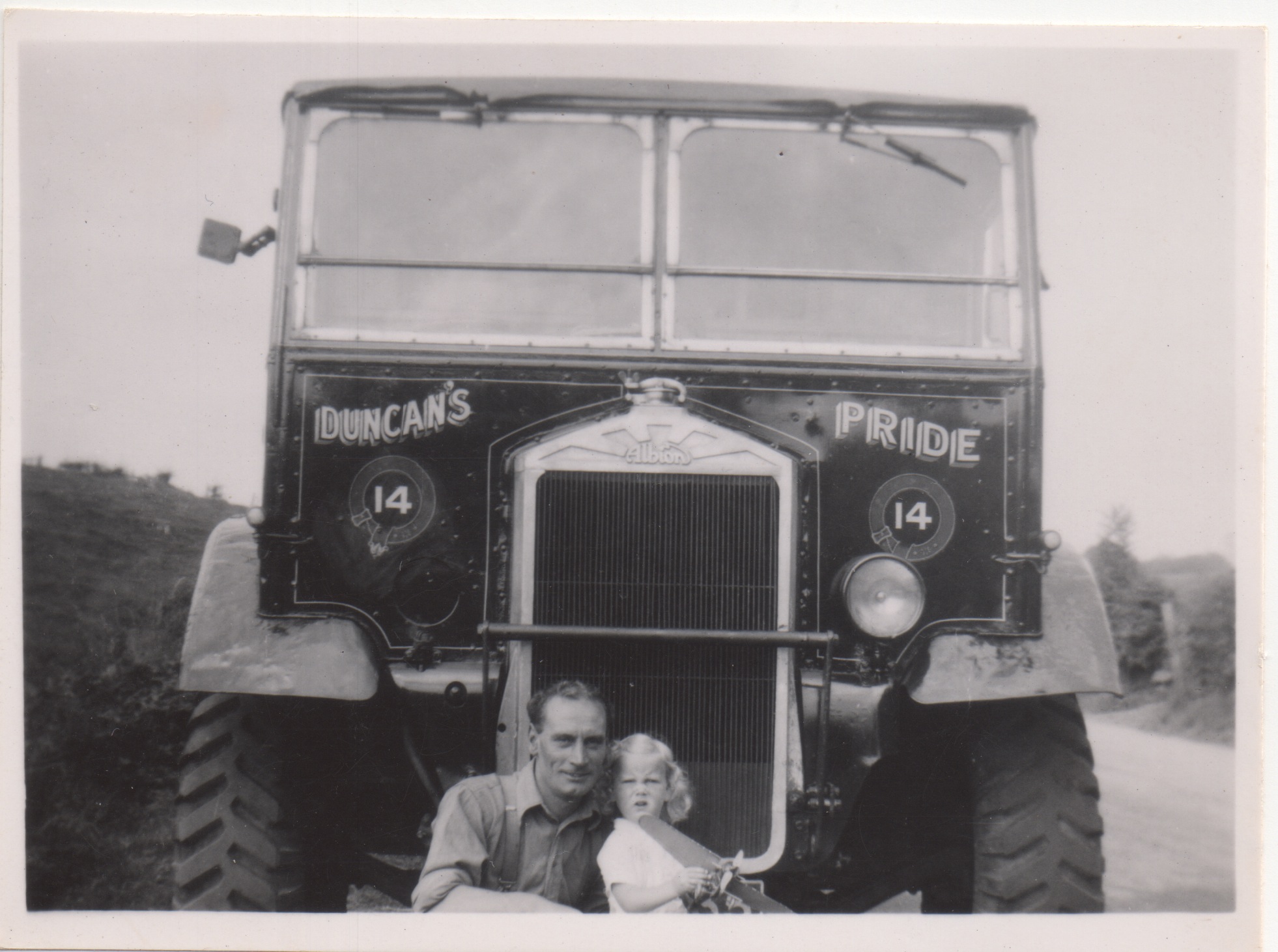 Ducan's Pride Albion - first vehicle to be named.