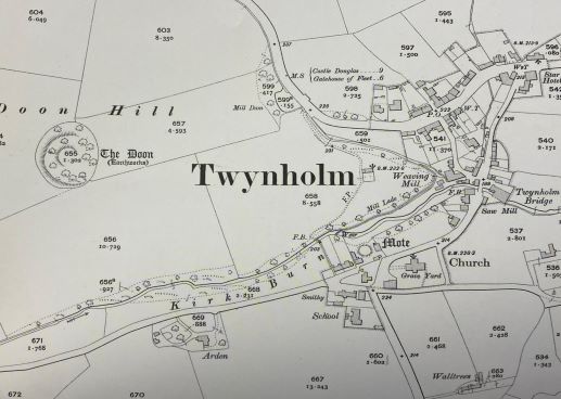 Map of Hayton Coulthard's roots.
