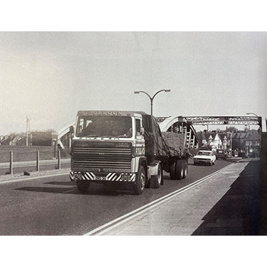 Pollock's first Scania.