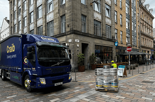 Craib electric pallet truck.